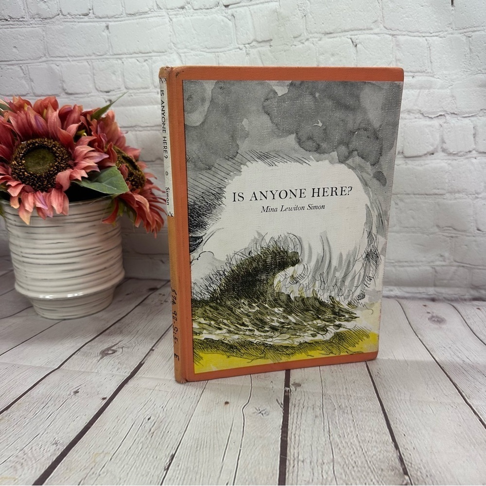 vintage 1967 Is Anyone Here? Hardcover children's Book first edition
